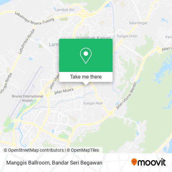 Manggis Ballroom map