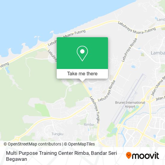 Multi Purpose Training Center Rimba map