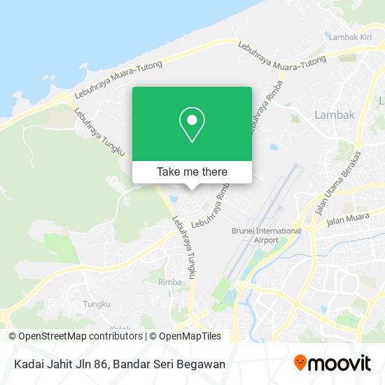 Peta Kadai Jahit Jln 86