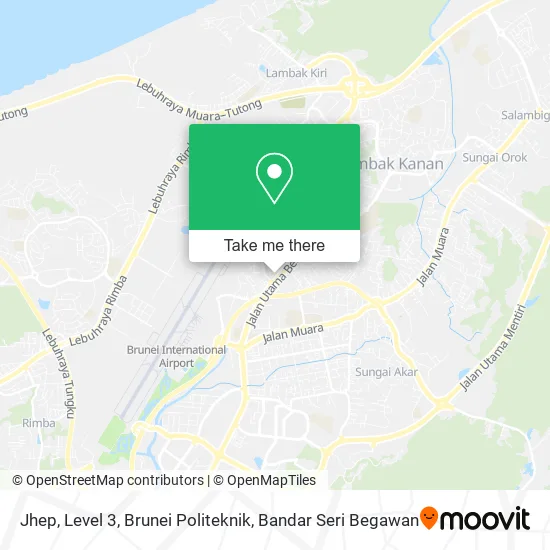Jhep, Level 3, Brunei Politeknik map