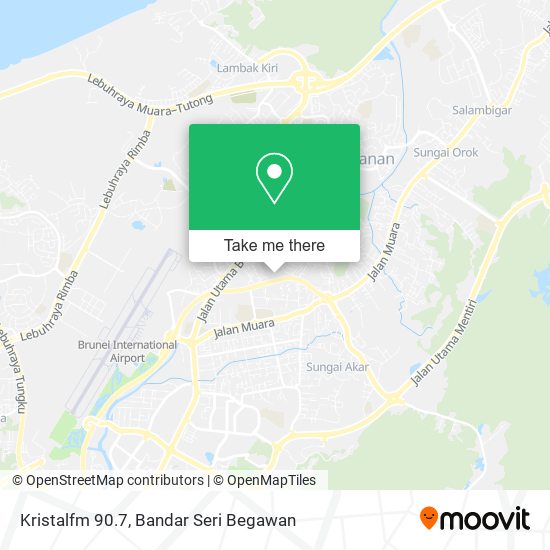 Kristalfm 90.7 map