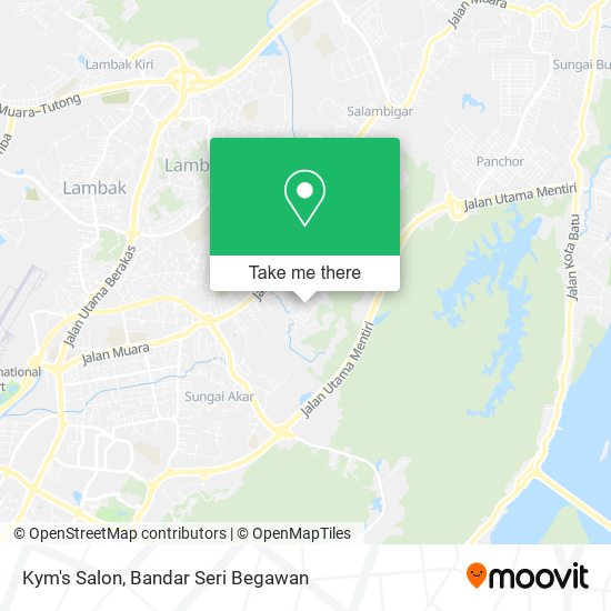 Kym's Salon map