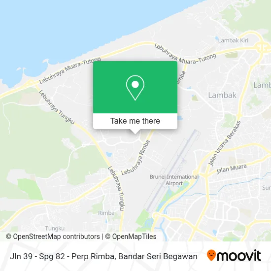 Jln 39 - Spg 82 - Perp Rimba map