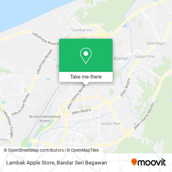 Lambak Apple Store map