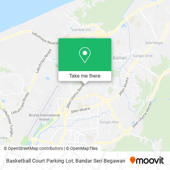 Basketball Court Parking Lot map