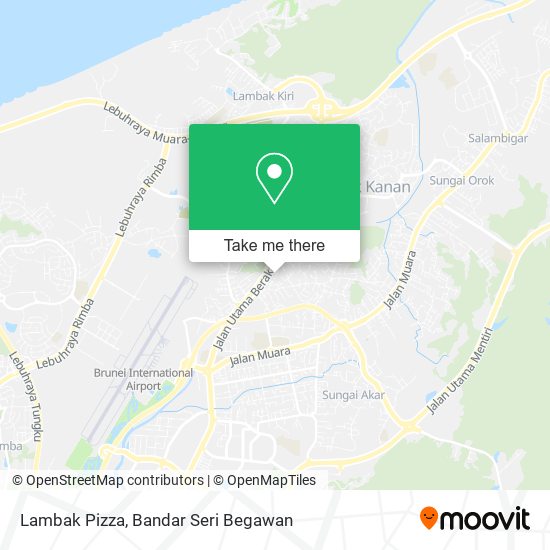 Lambak Pizza map