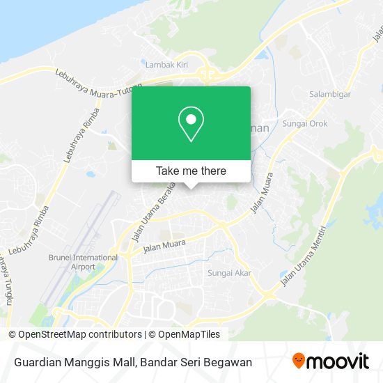 Peta Guardian Manggis Mall