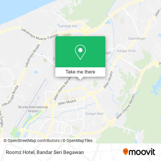 Roomz Hotel map