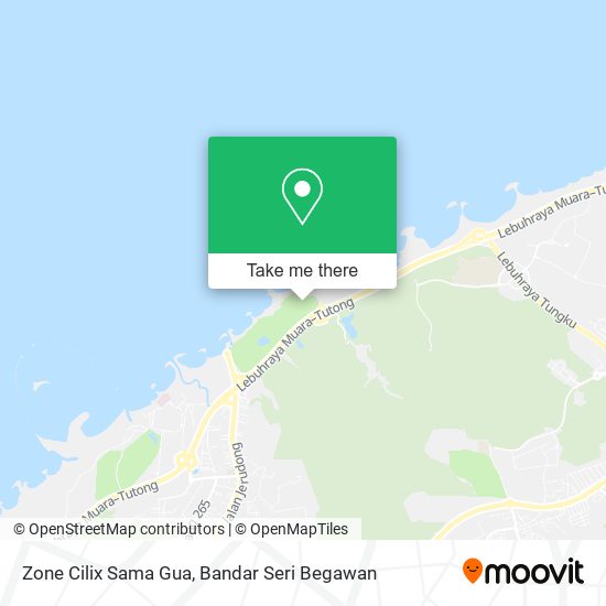 Zone Cilix Sama Gua map