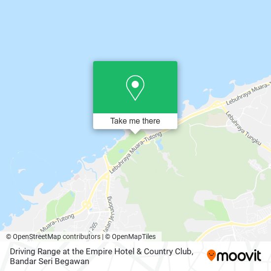 Driving Range at the Empire Hotel & Country Club map