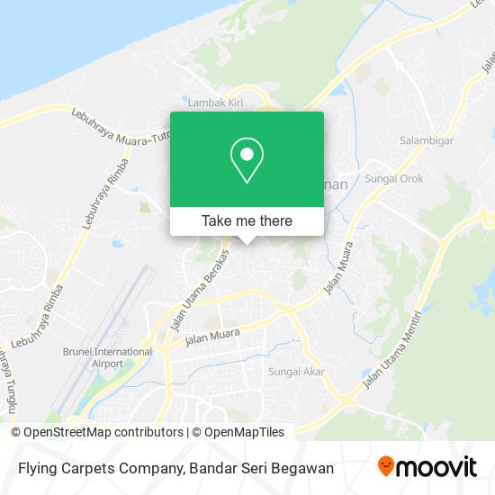 Flying Carpets Company map