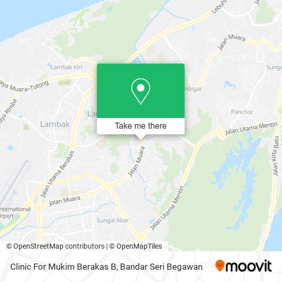 Clinic For Mukim Berakas B map