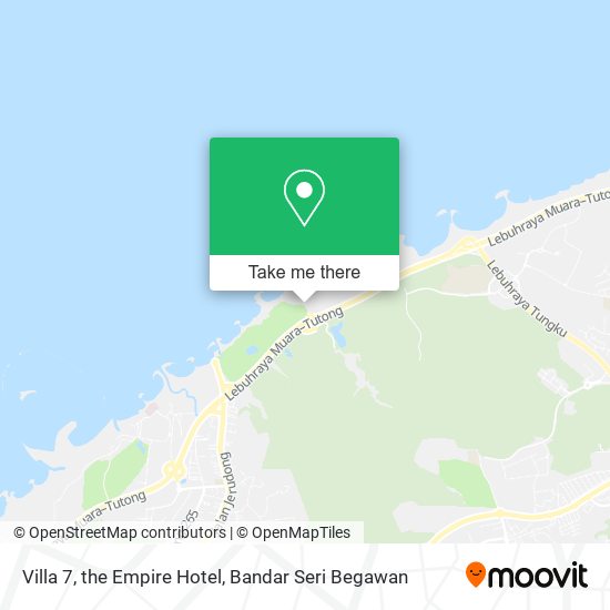 Villa 7, the Empire Hotel map