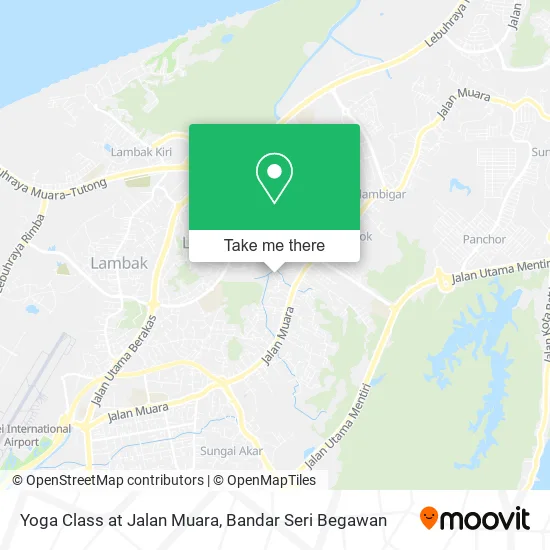 Yoga Class at Jalan Muara map