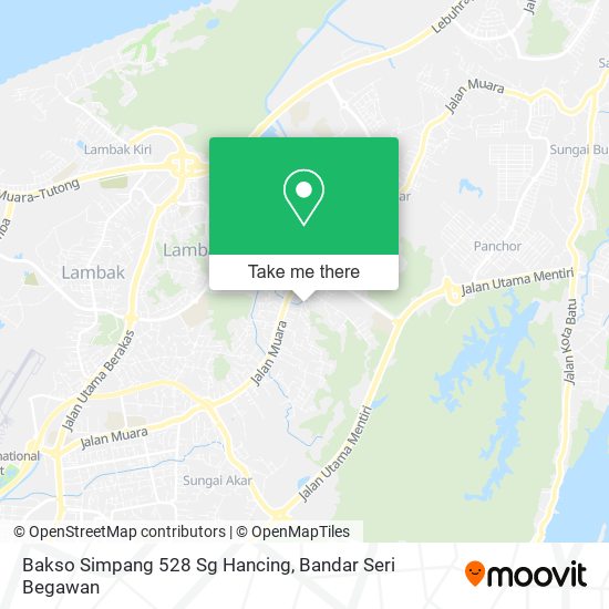 Bakso Simpang 528 Sg Hancing map