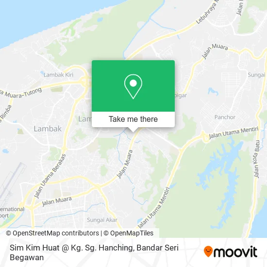Sim Kim Huat @ Kg. Sg. Hanching map