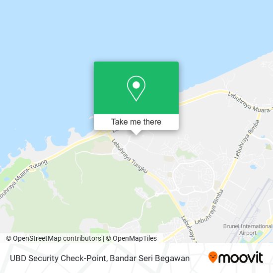 UBD Security Check-Point map