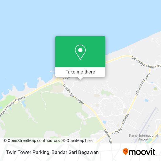 Twin Tower Parking map