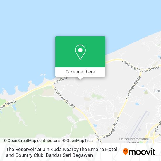 The Reservoir at Jln Kuda Nearby the Empire Hotel and Country Club map