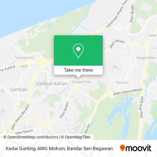 Kedai Gunting AWG Moksin map