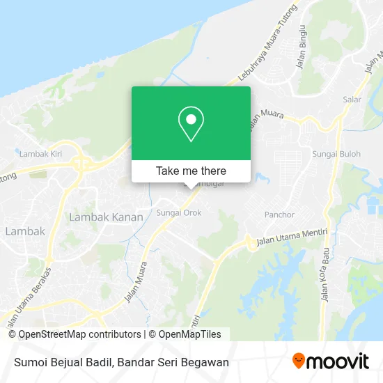Sumoi Bejual Badil map