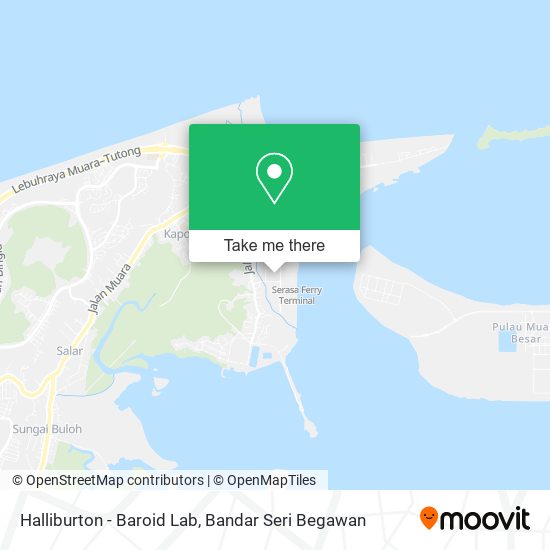 Halliburton - Baroid Lab map