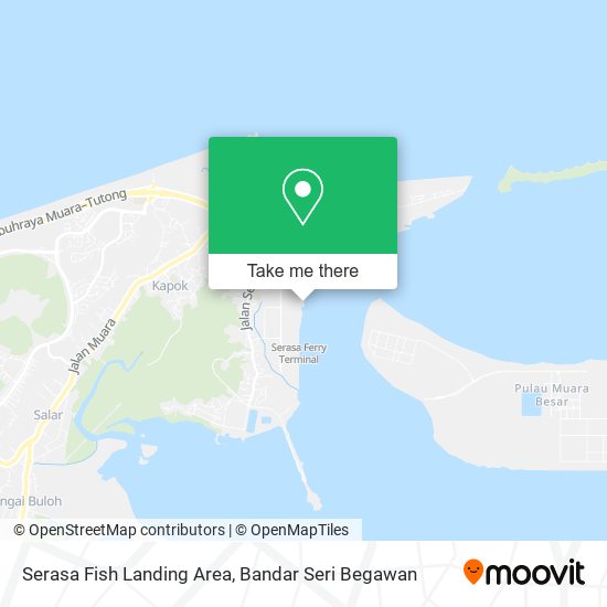 Serasa Fish Landing Area map