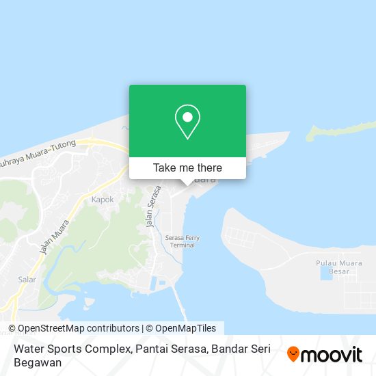 Water Sports Complex, Pantai Serasa map