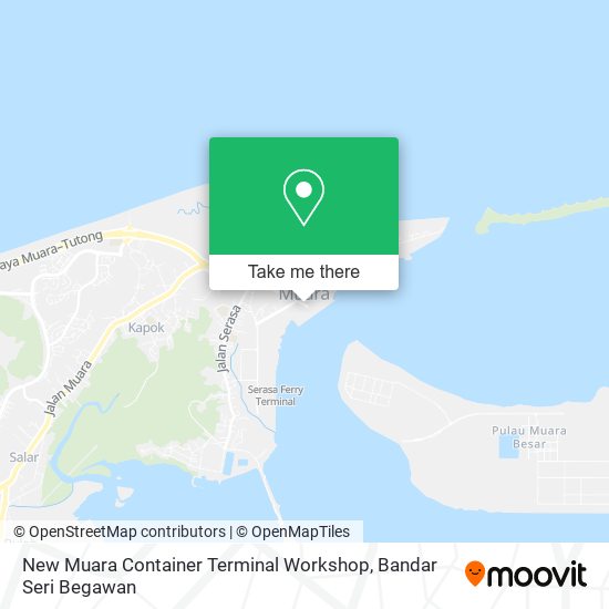 New Muara Container Terminal Workshop map