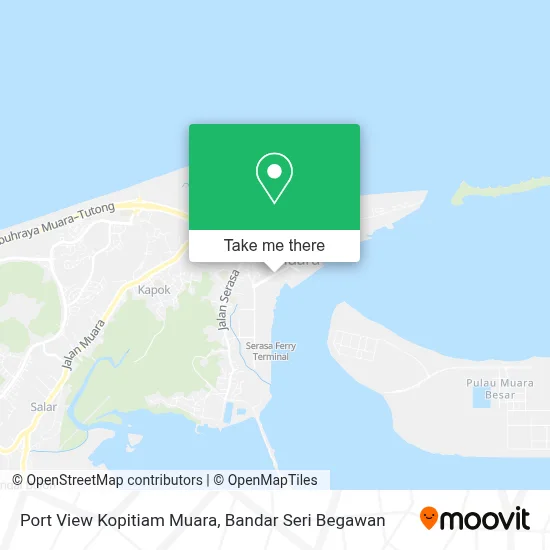 Port View Kopitiam Muara map