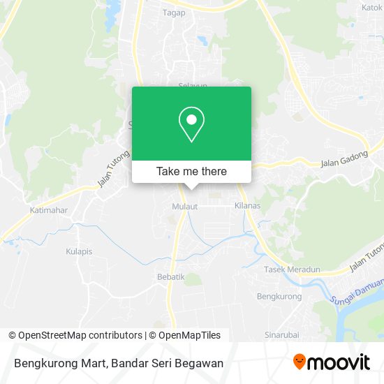 Bengkurong Mart map