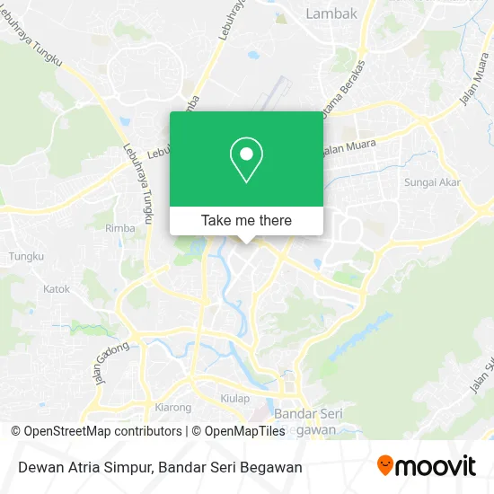 Dewan Atria Simpur map