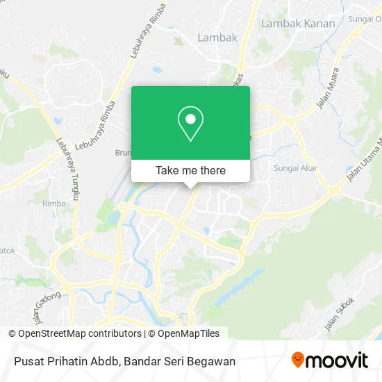 Pusat Prihatin Abdb map