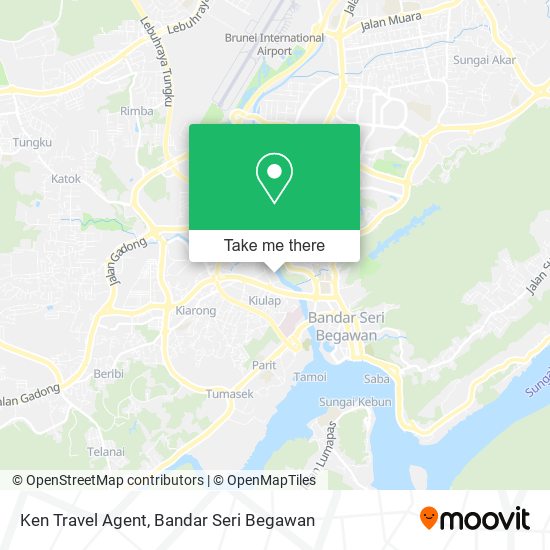 Ken Travel Agent map