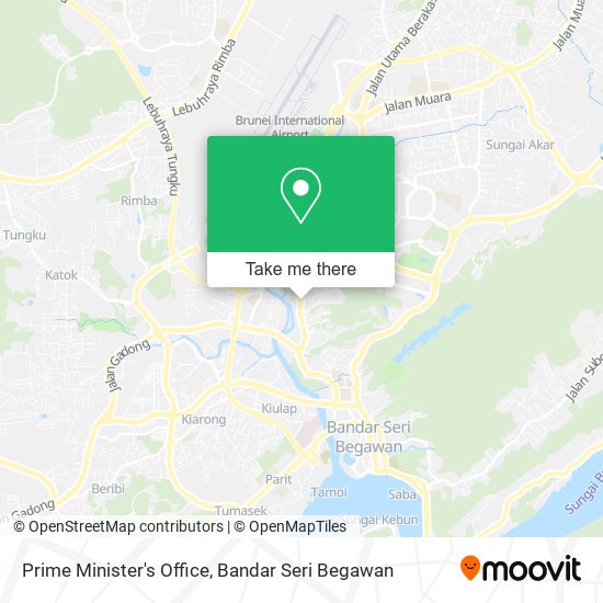 Prime Minister's Office map