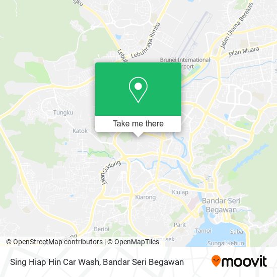 Peta Sing Hiap Hin Car Wash