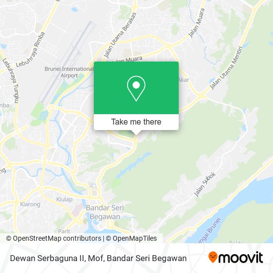 Dewan Serbaguna II, Mof map