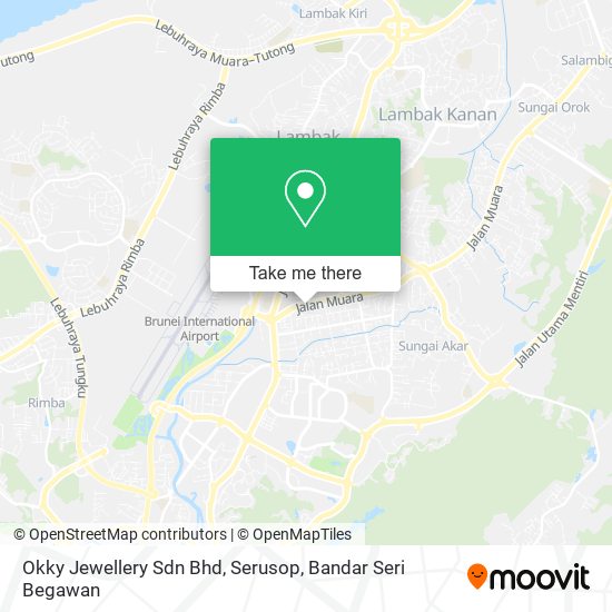 Okky Jewellery Sdn Bhd, Serusop map