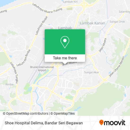 Shoe Hospital Delima map