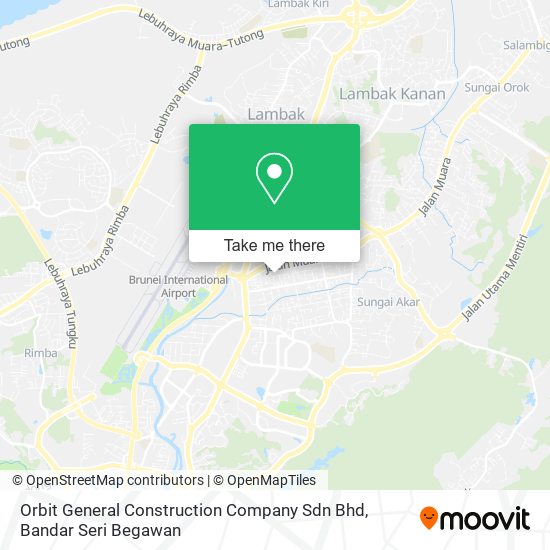 Orbit General Construction Company Sdn Bhd map