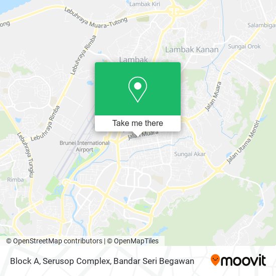 Block A, Serusop Complex map