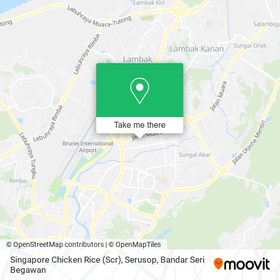 Singapore Chicken Rice (Scr), Serusop map