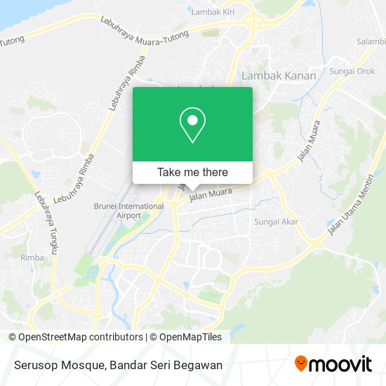 Serusop Mosque map