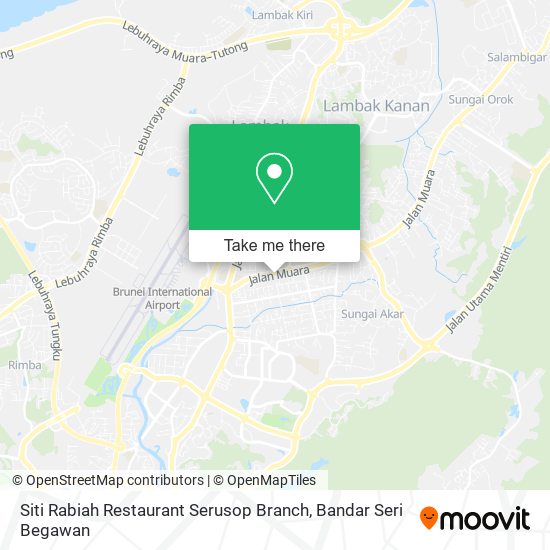 Siti Rabiah Restaurant Serusop Branch map