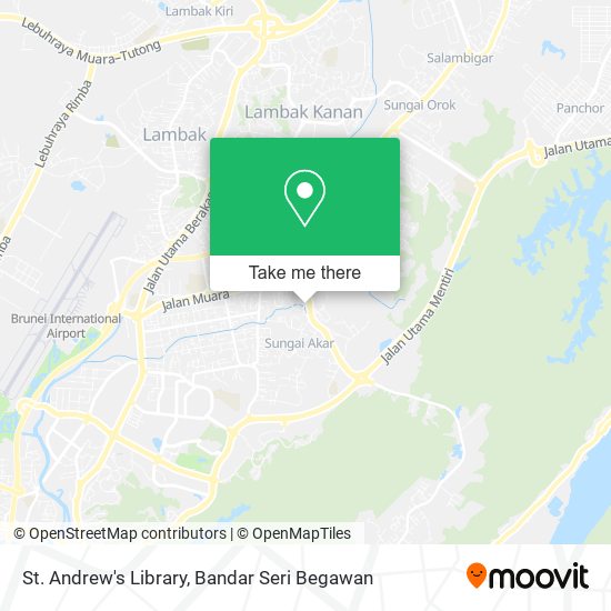 St. Andrew's Library map