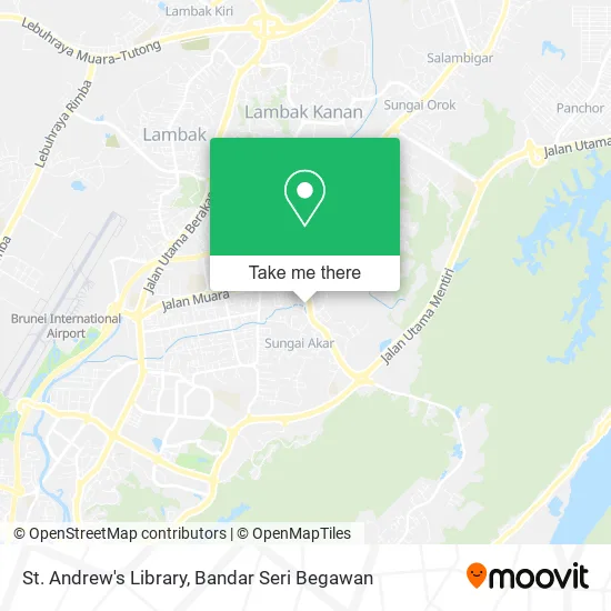 St. Andrew's Library map