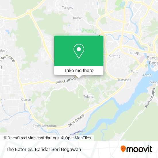 The Eateries map