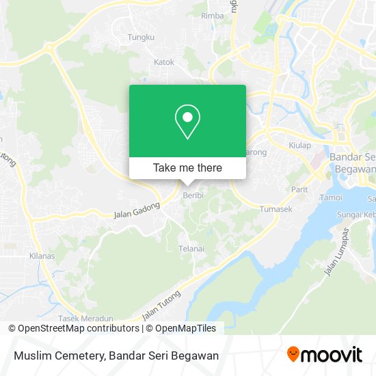 Muslim Cemetery map