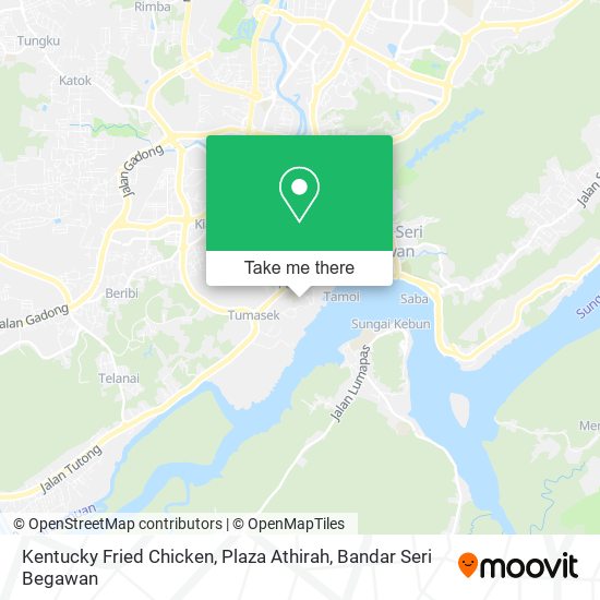Kentucky Fried Chicken, Plaza Athirah map