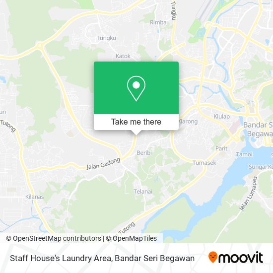 Staff House's Laundry Area map